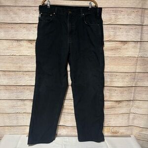 Carhartt Black Loose Fit Cargo Pants 38x34